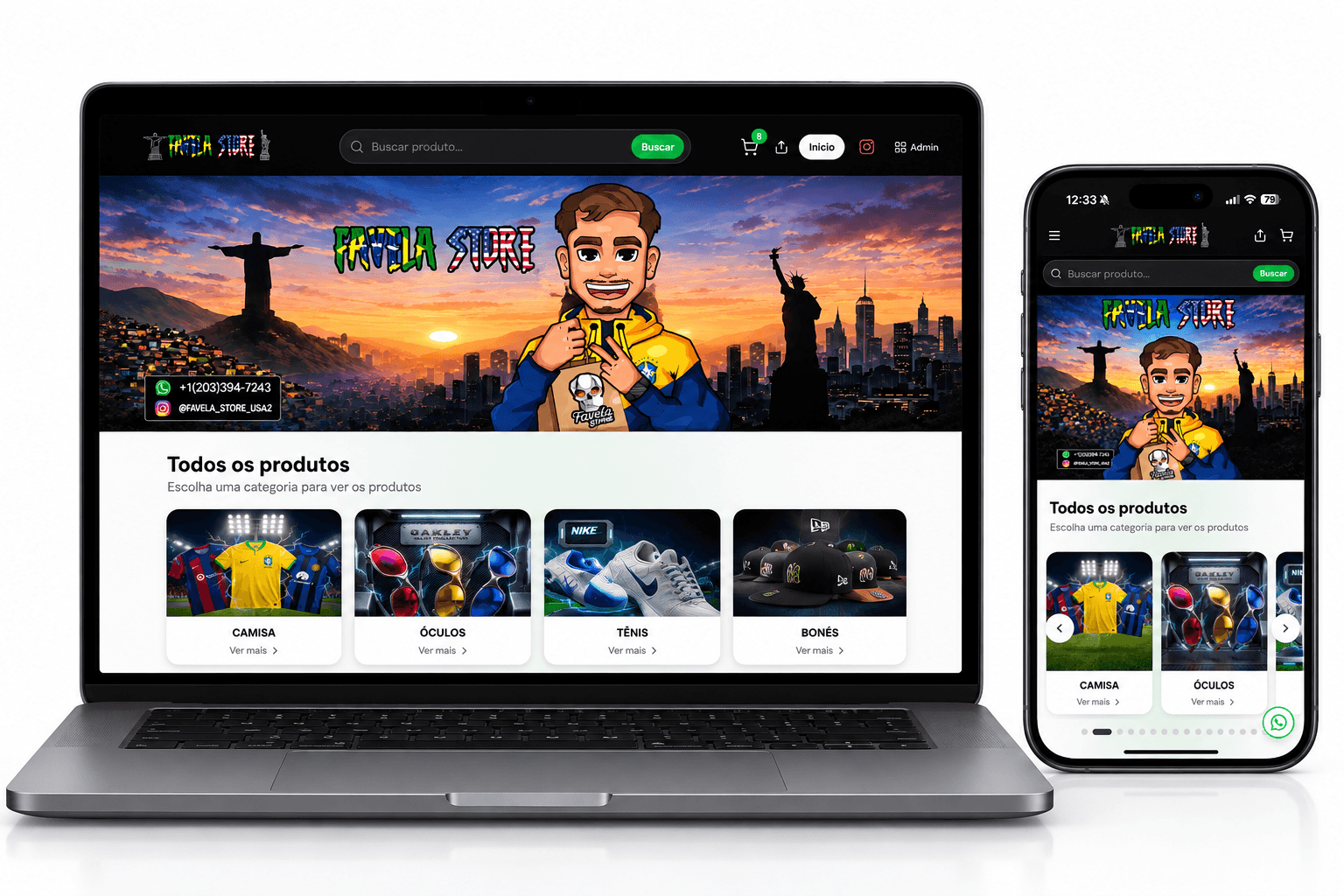 Favela Store — E-commerce