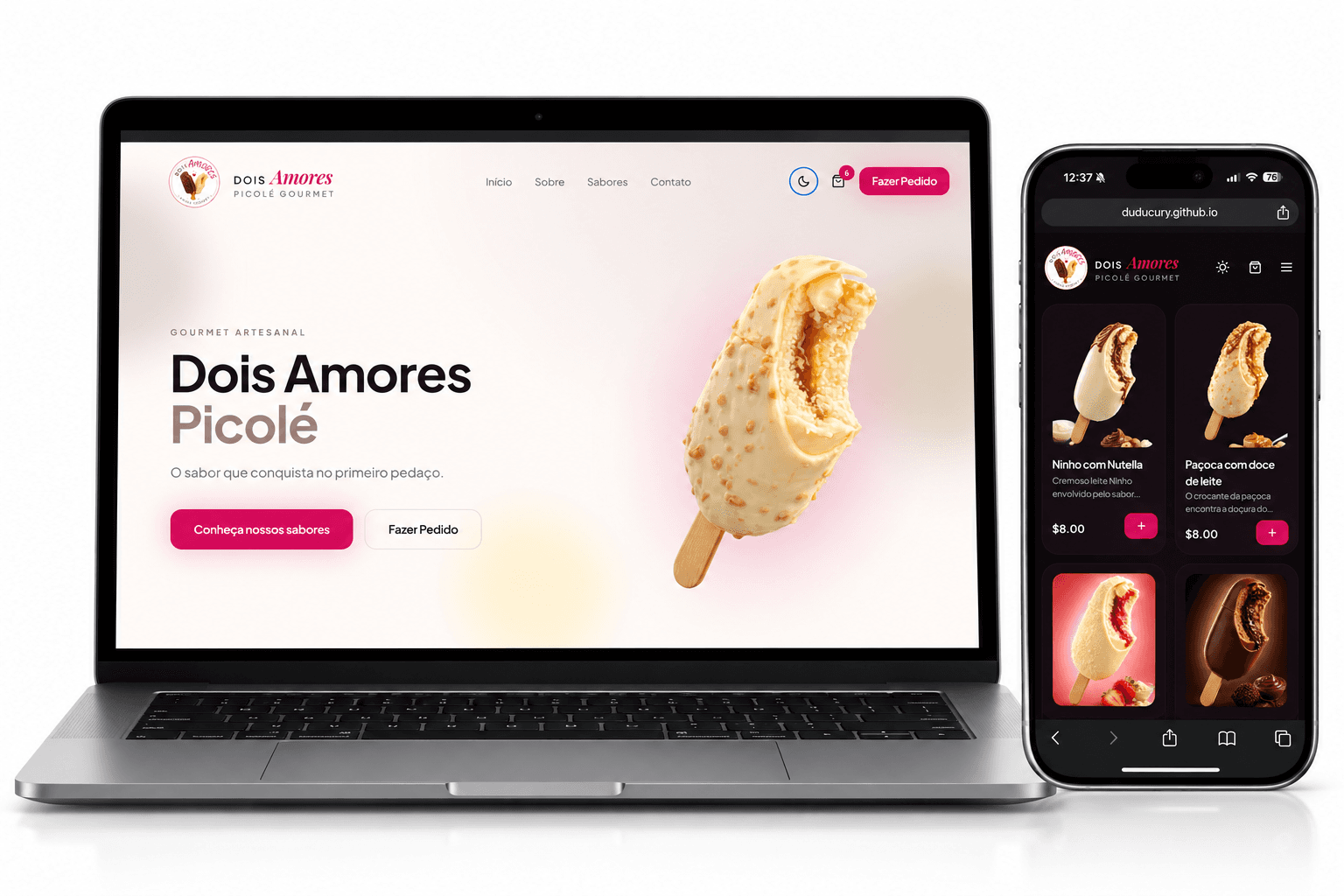 Dois Amores — Cardápio Digital