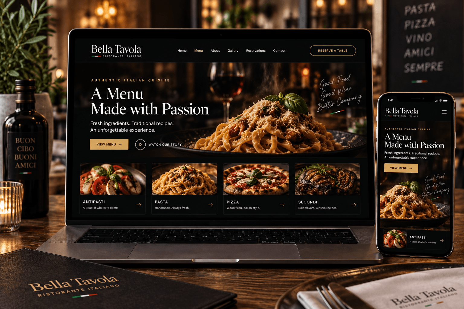 Restaurants — Cardápio, pedidos e reservas em uma experiência que representa você.